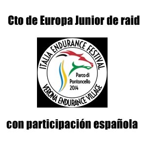 campeonato de Europa Junior de raid ecuestre verona 2014